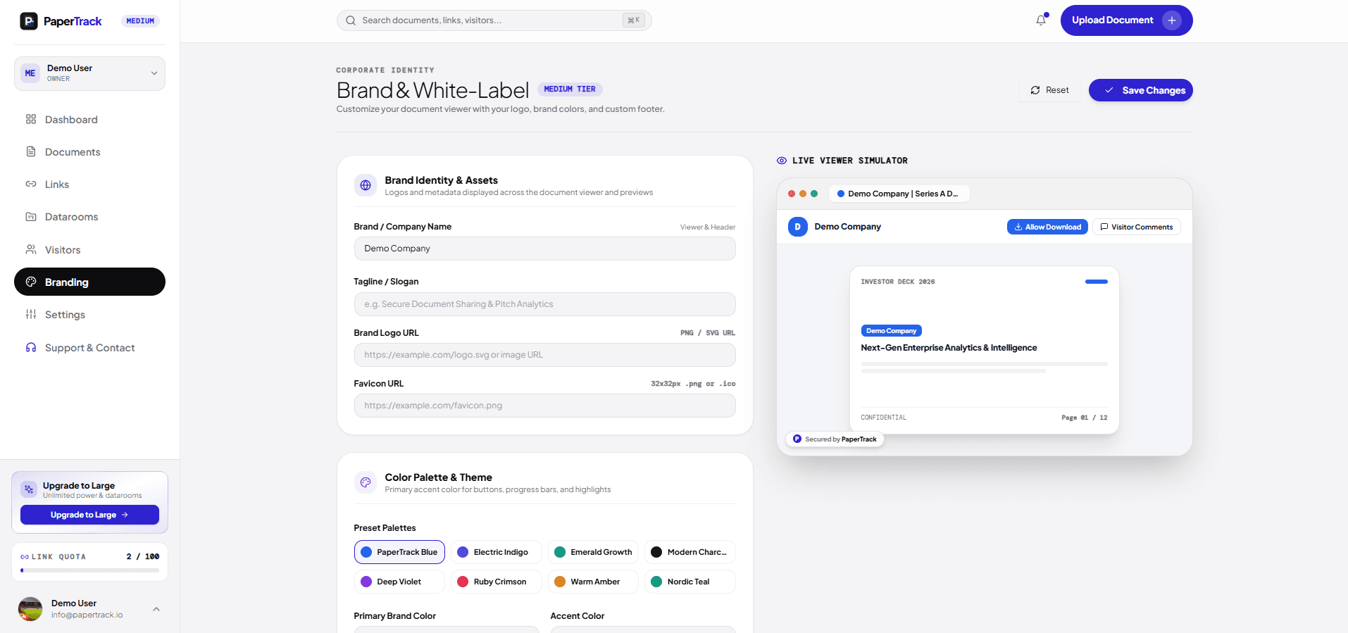 PaperTrack screenshot 1