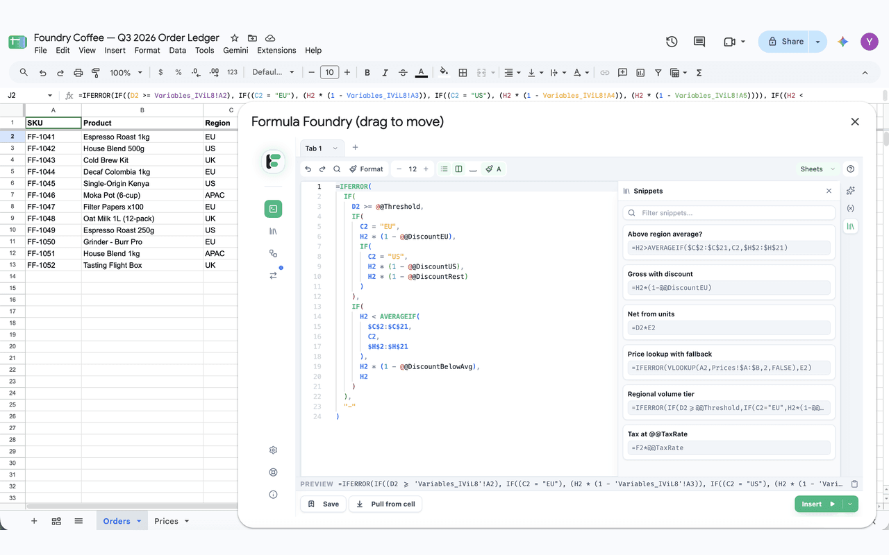 Formula Foundry screenshot 5