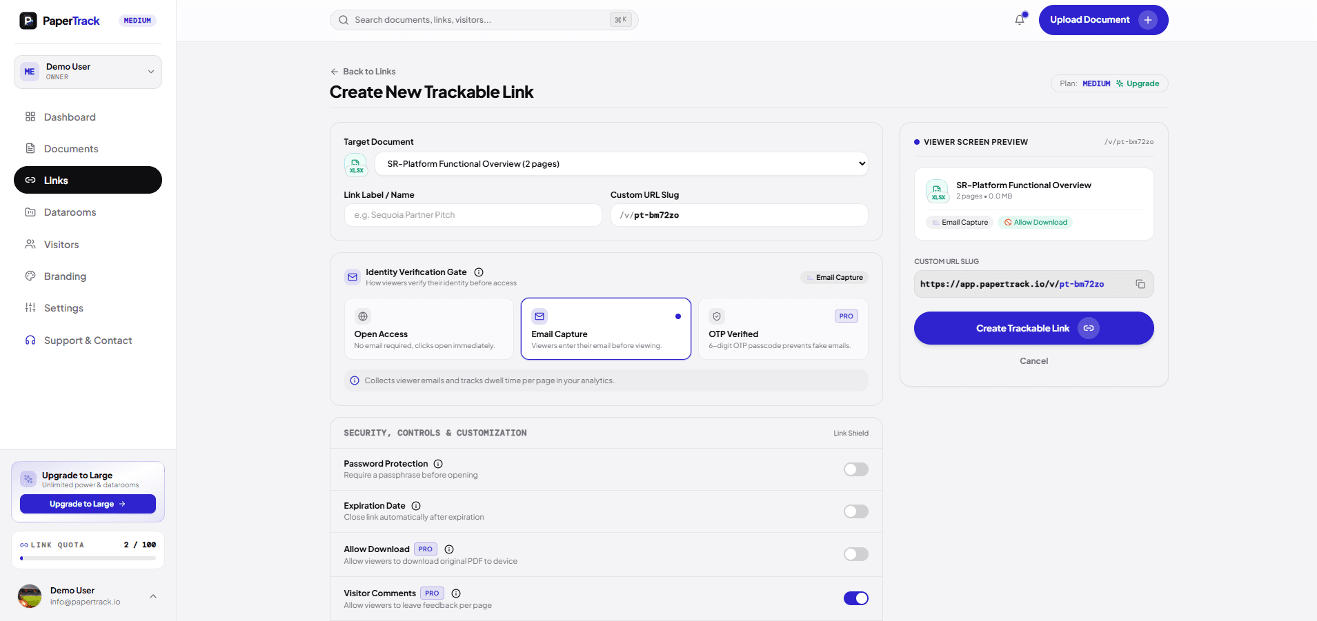 PaperTrack screenshot 3