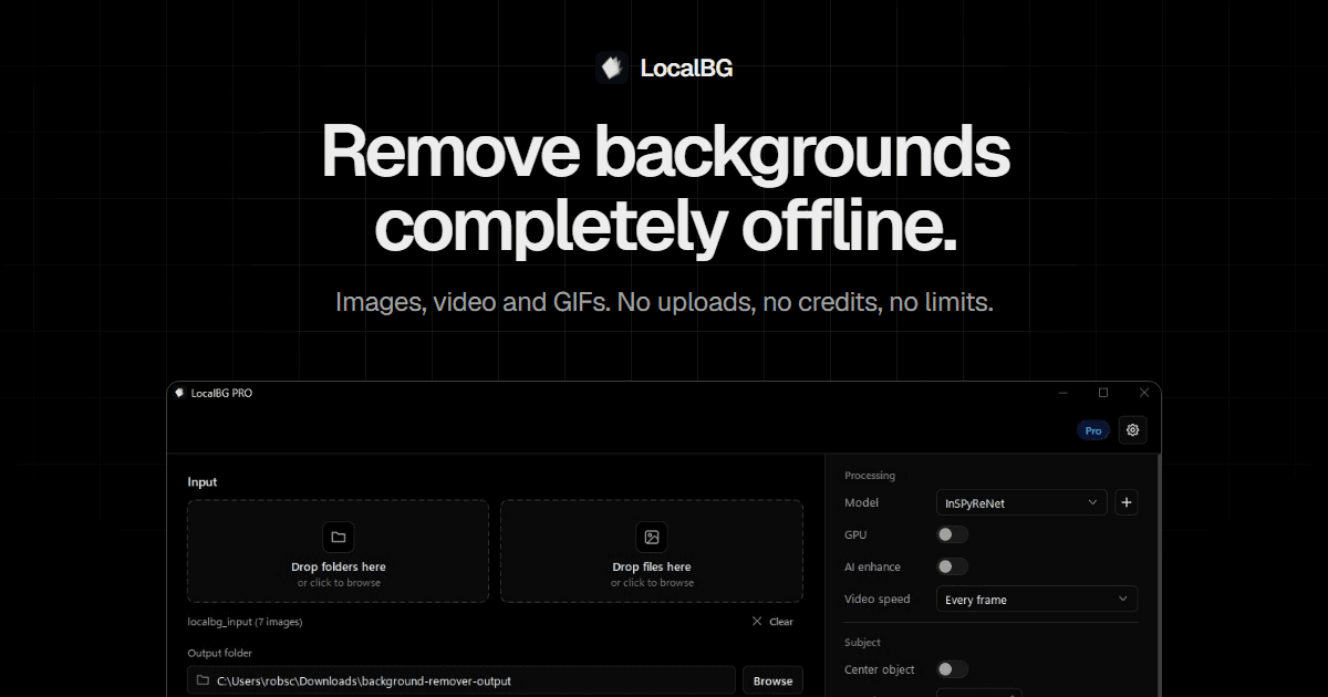 LocalBG - Offline Background Remover screenshot 3