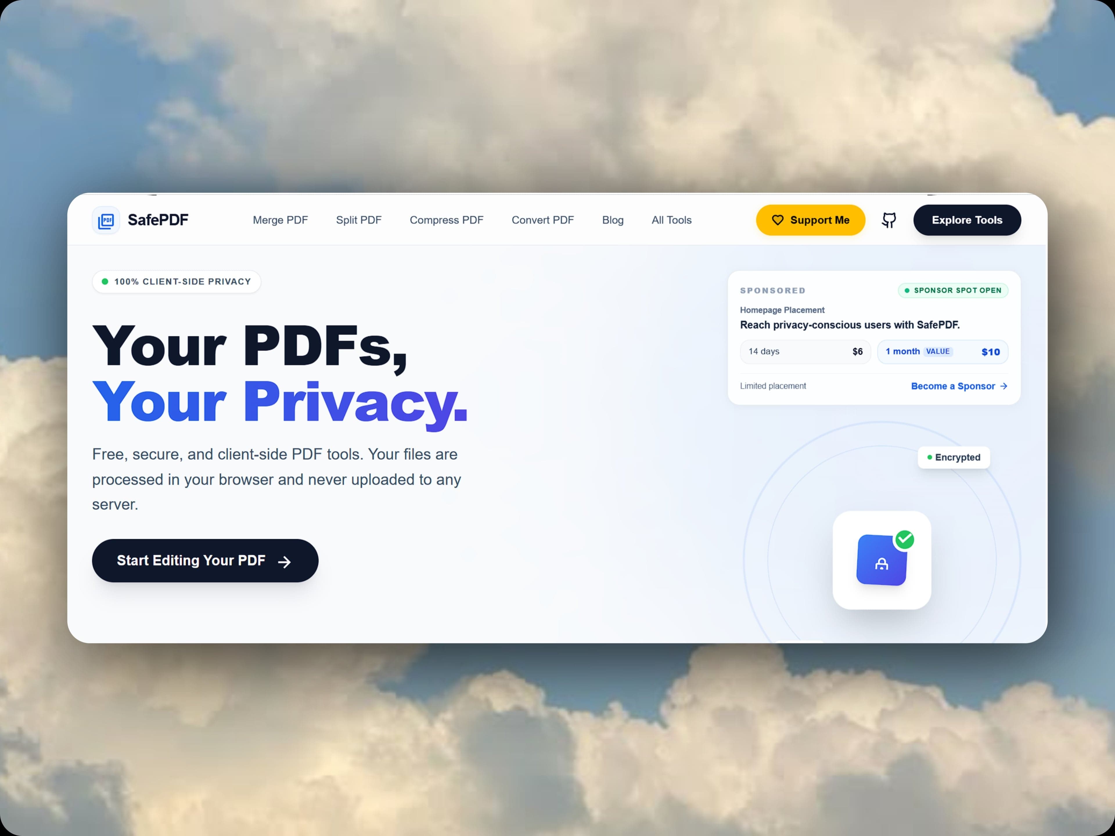 SafePDF screenshot 1