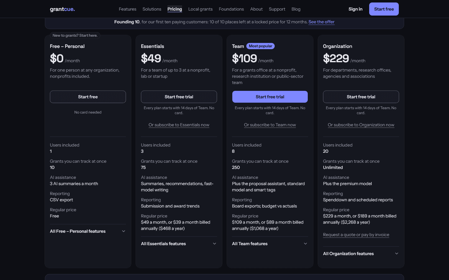 GrantCue screenshot 5