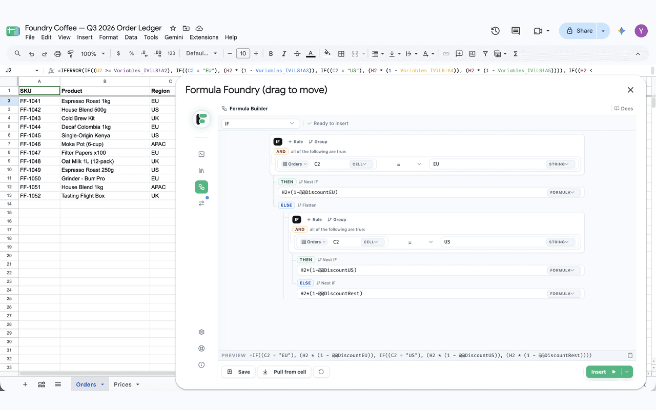 Formula Foundry screenshot 4