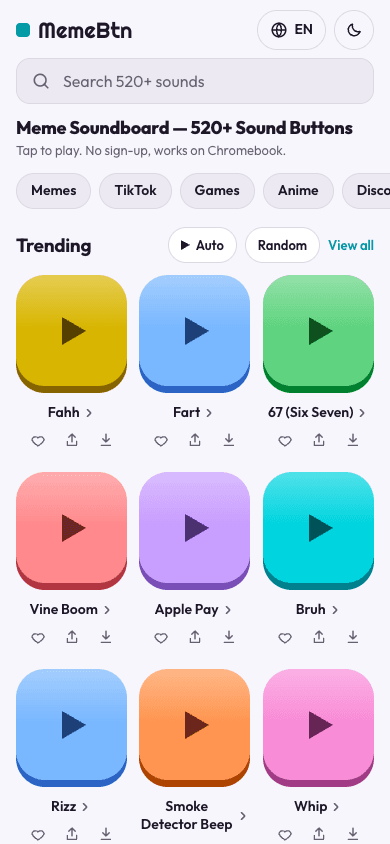 MemeBtn screenshot 2