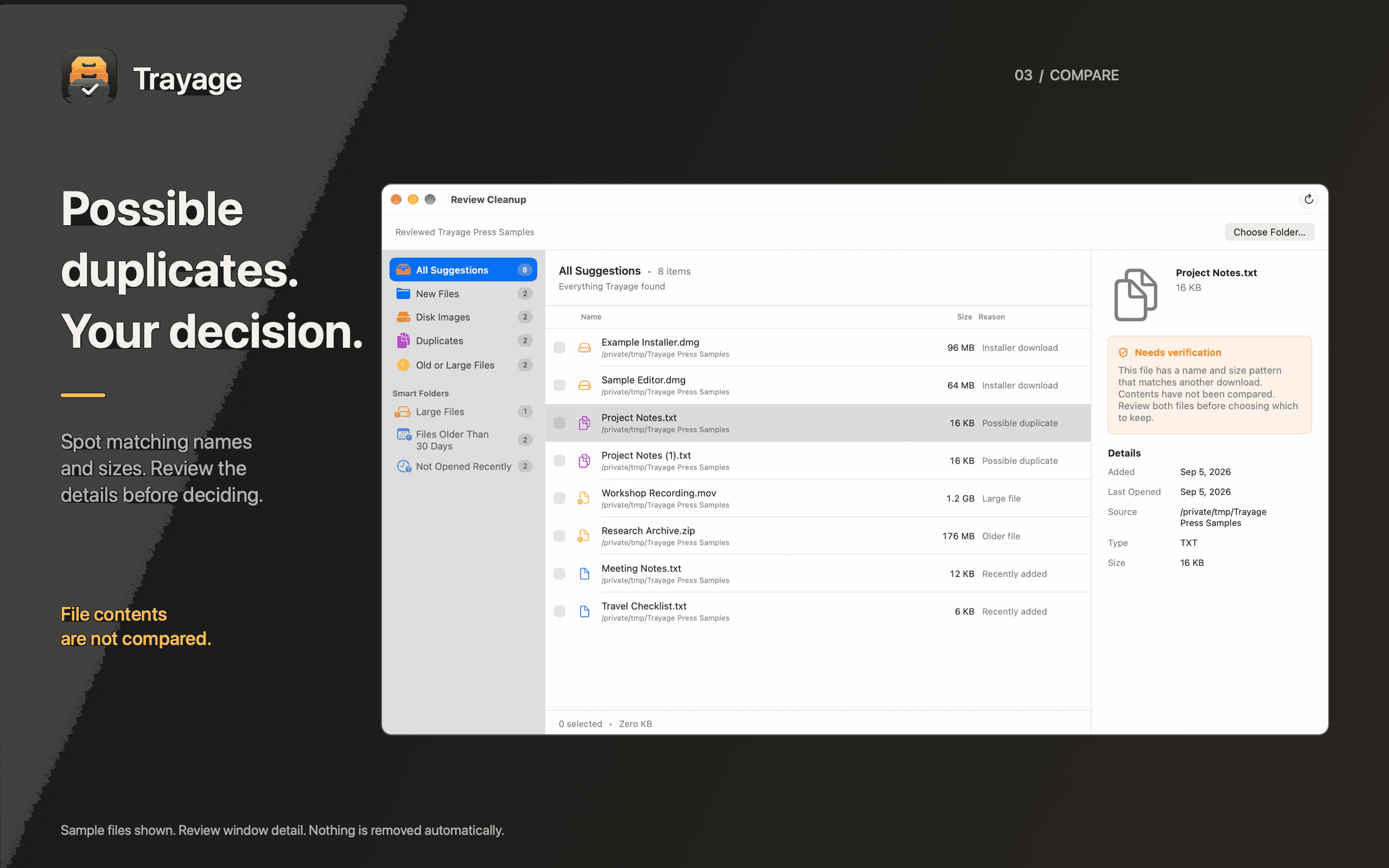 Trayage screenshot 3
