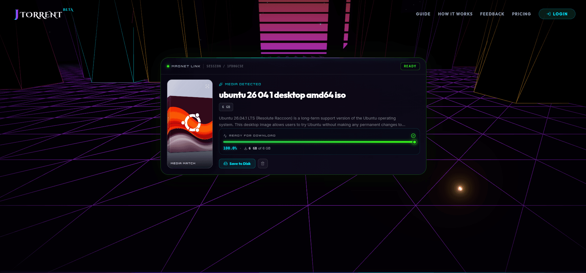 JTorrent screenshot 2