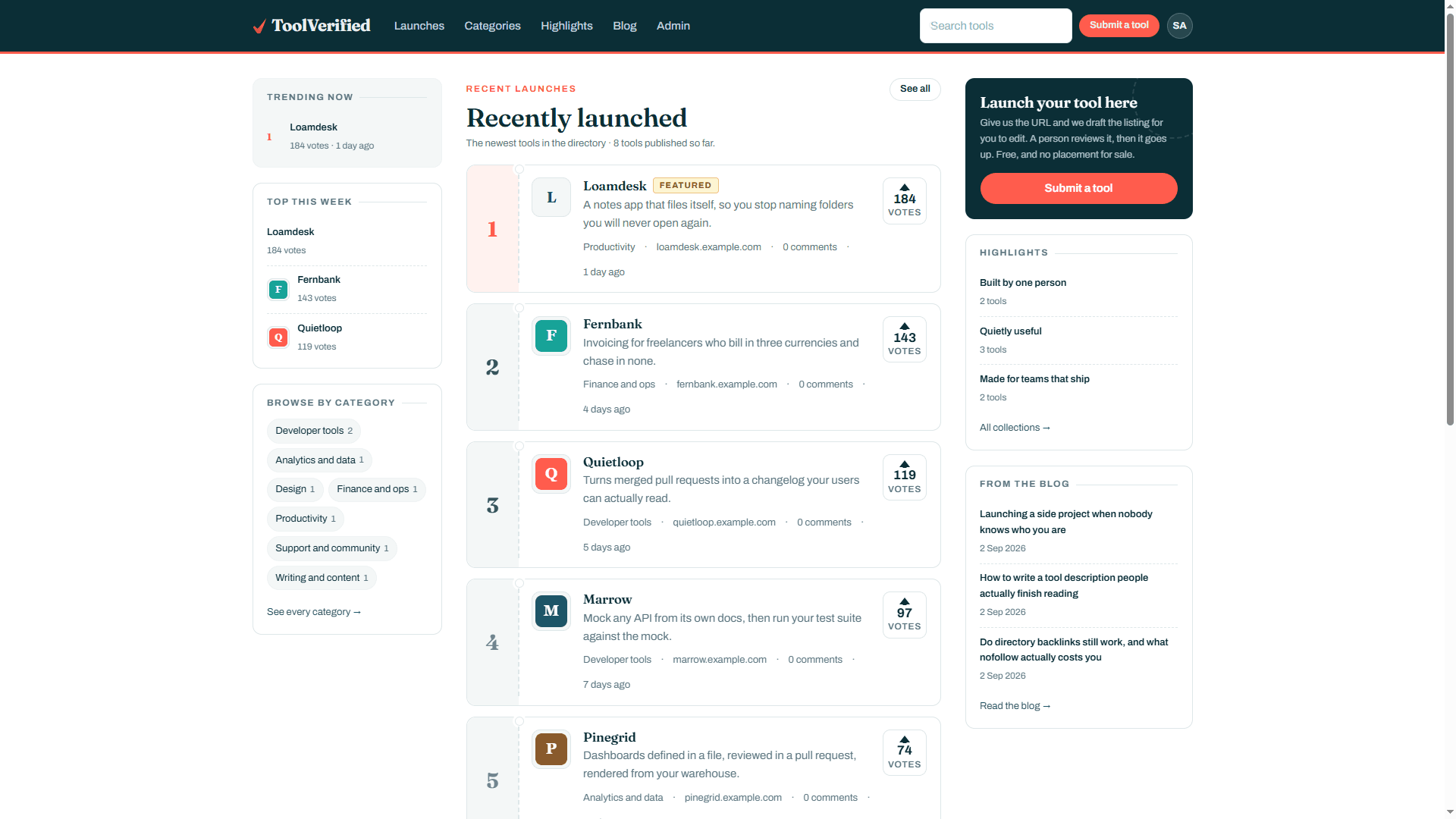 ToolVerified screenshot 2