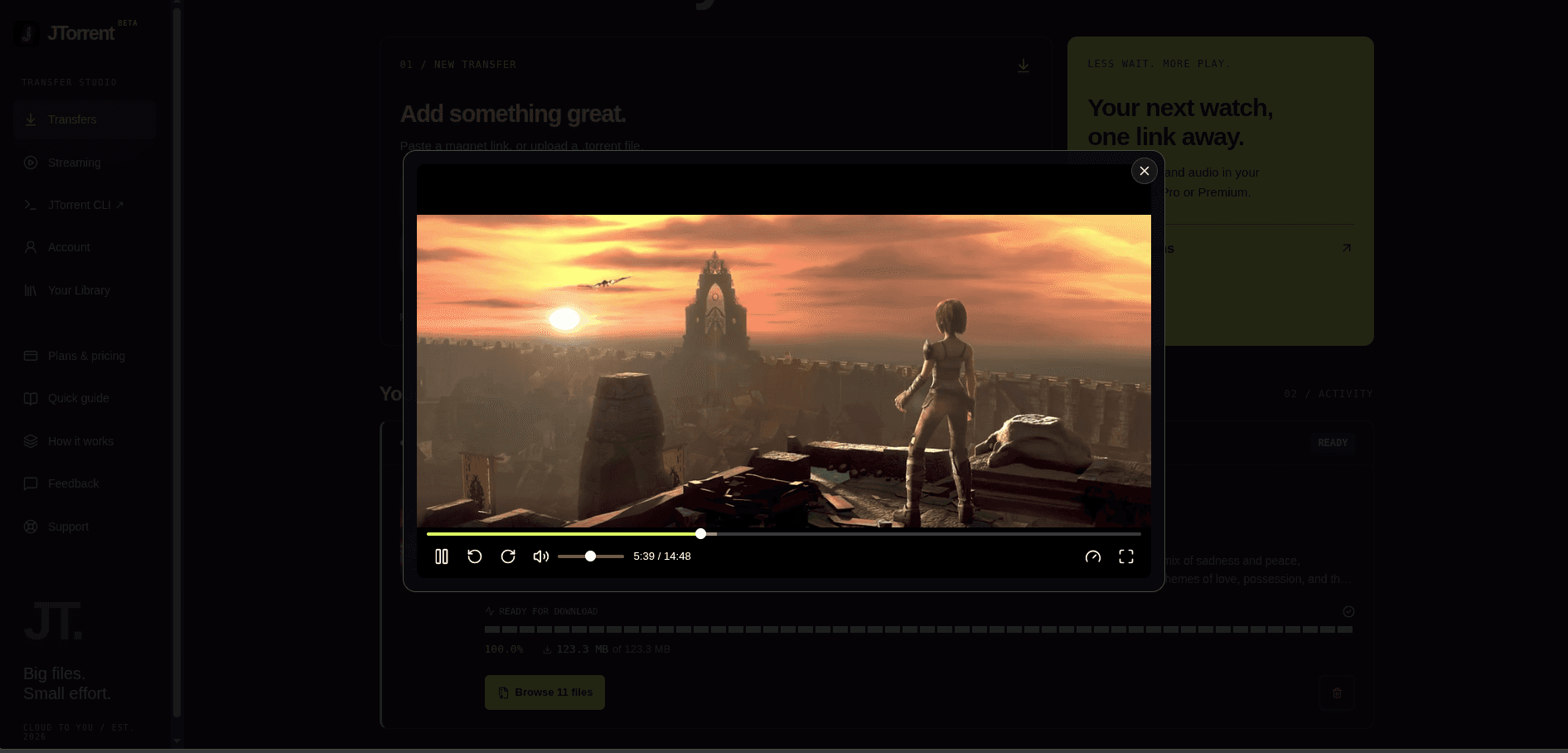 JTorrent screenshot 5