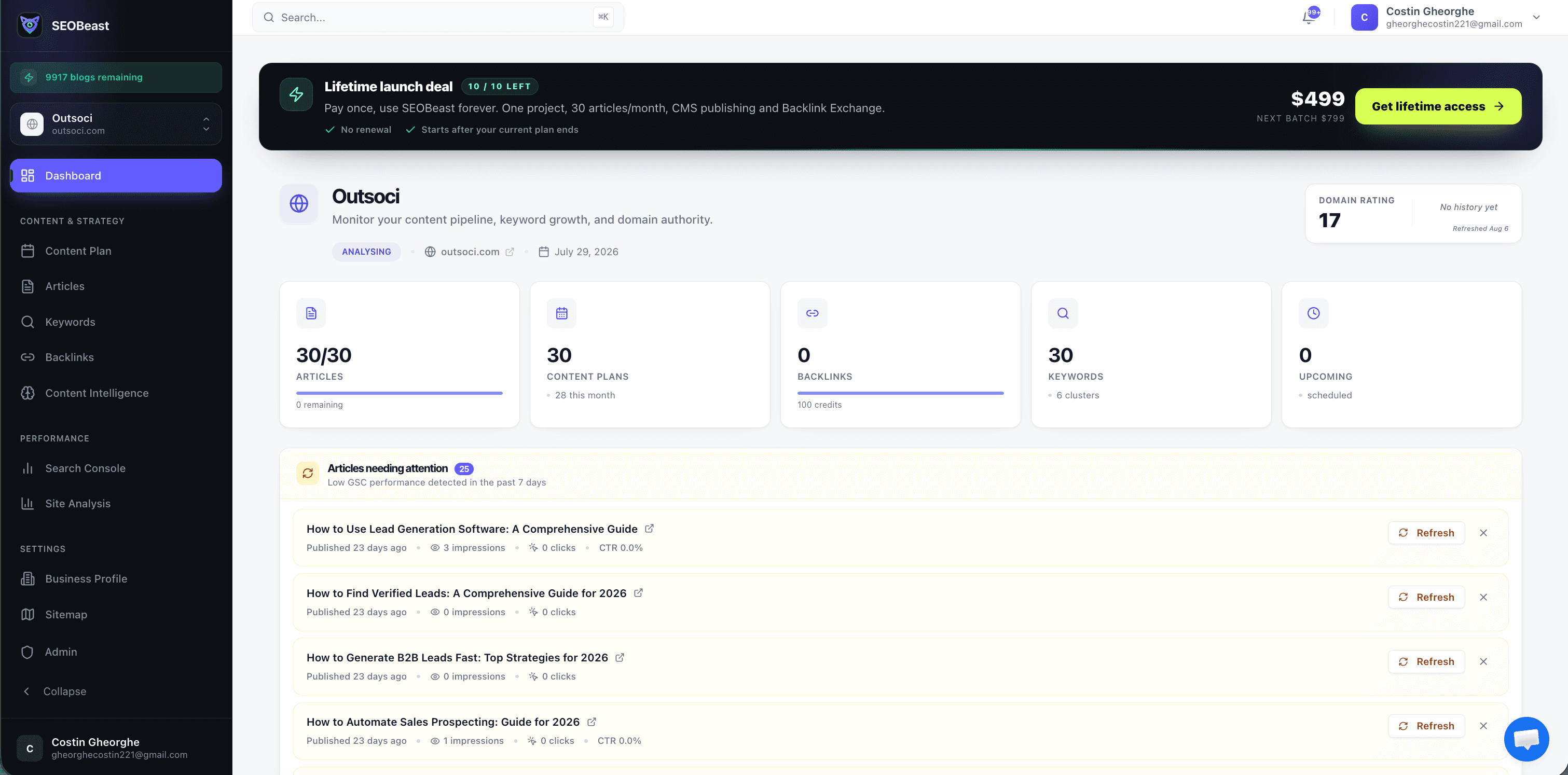 SEOBeast screenshot 1