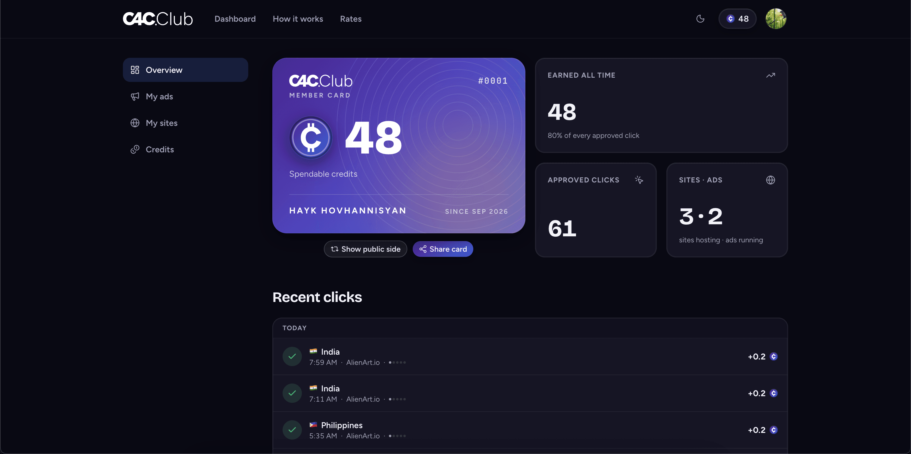 Click 4 Click Club screenshot 2