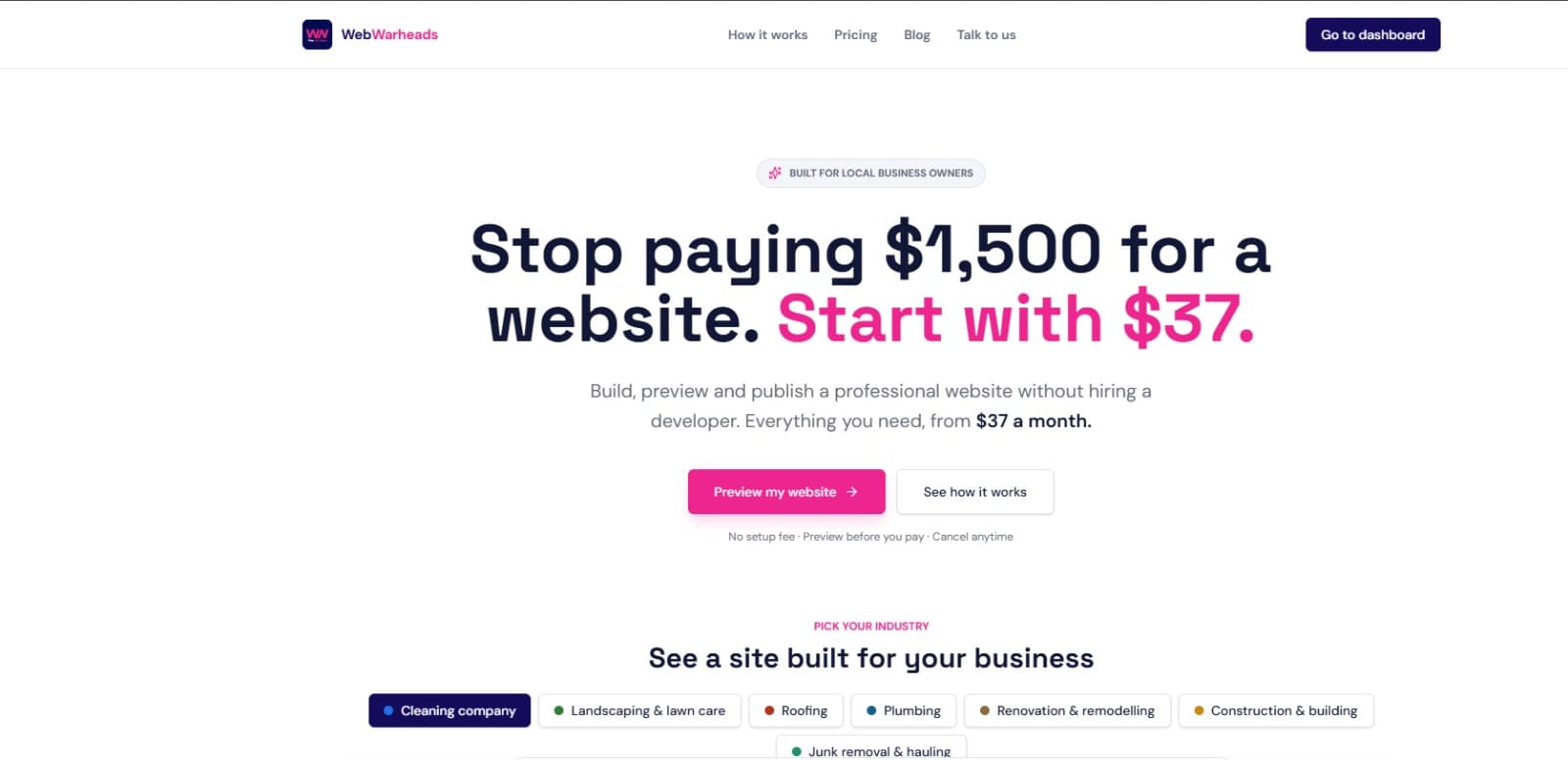 WebWarheads screenshot 1