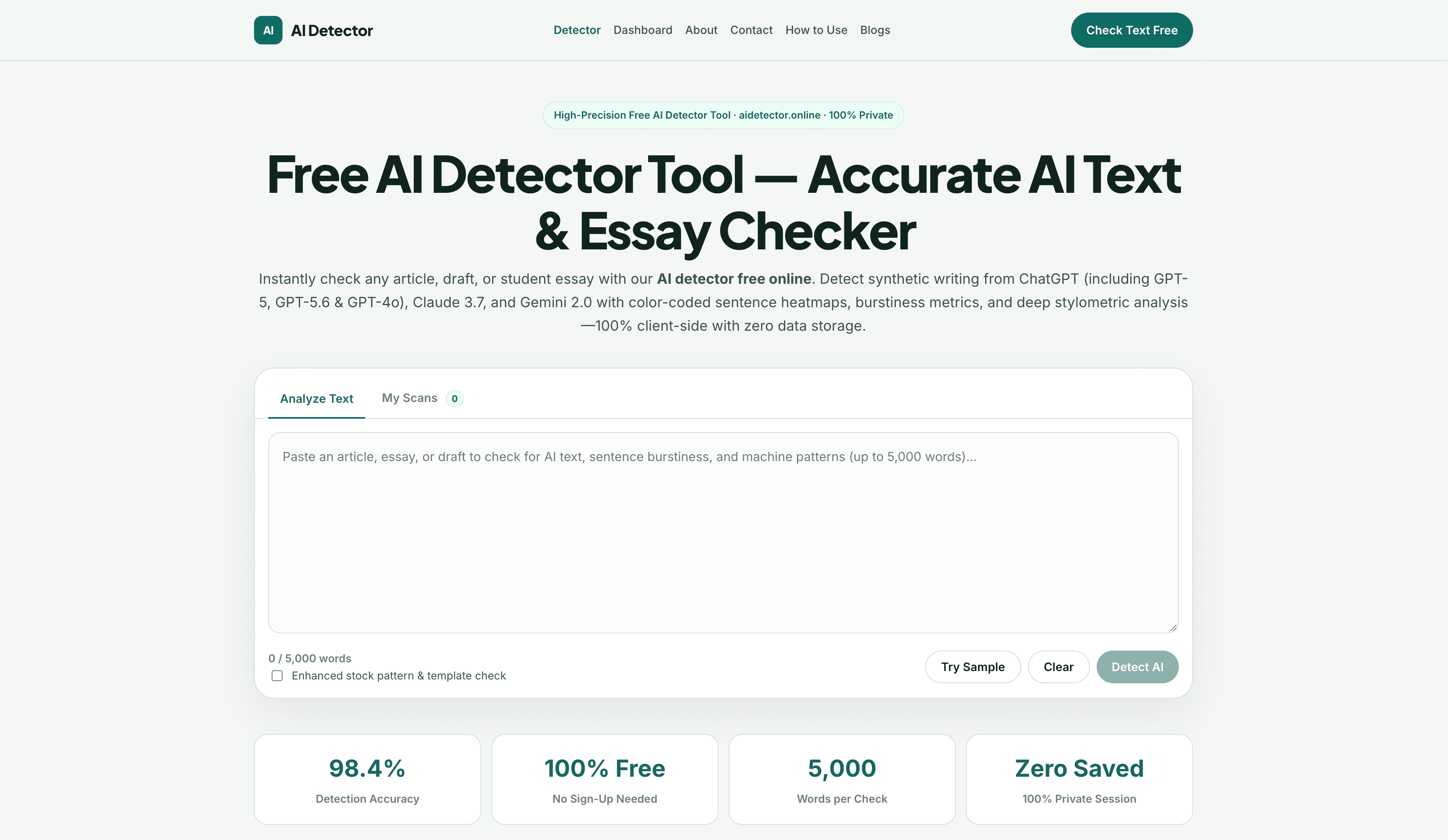 AI Detector screenshot 1
