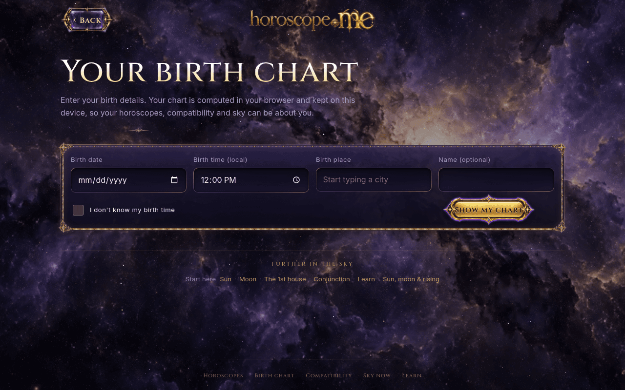 Horoscope.me screenshot 2