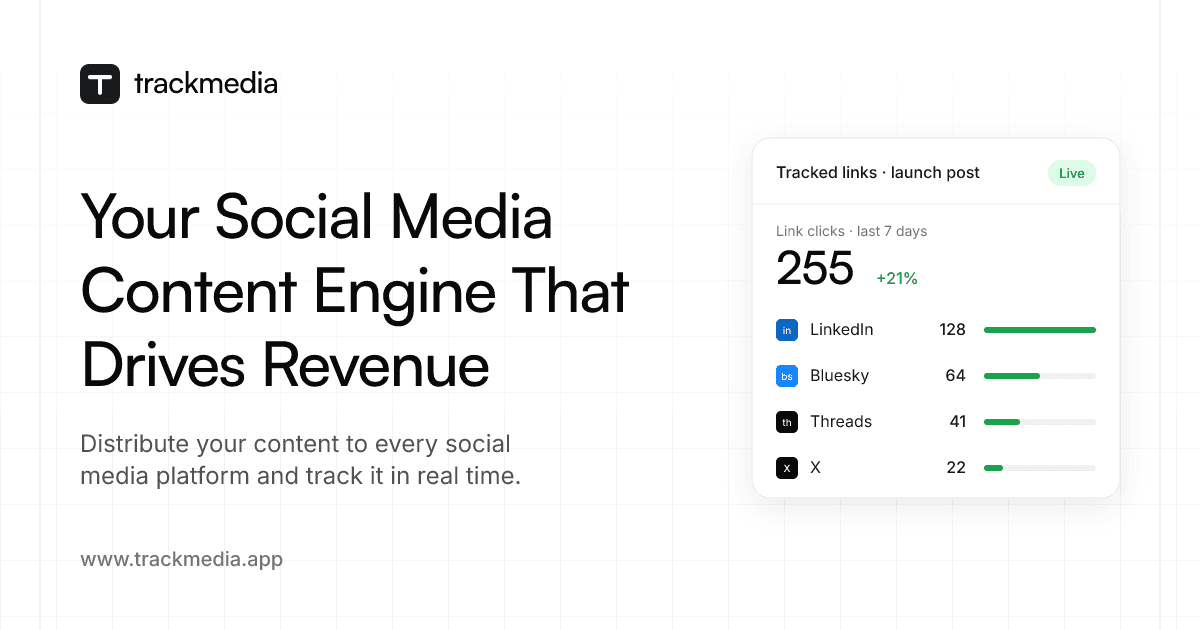 TrackMedia screenshot