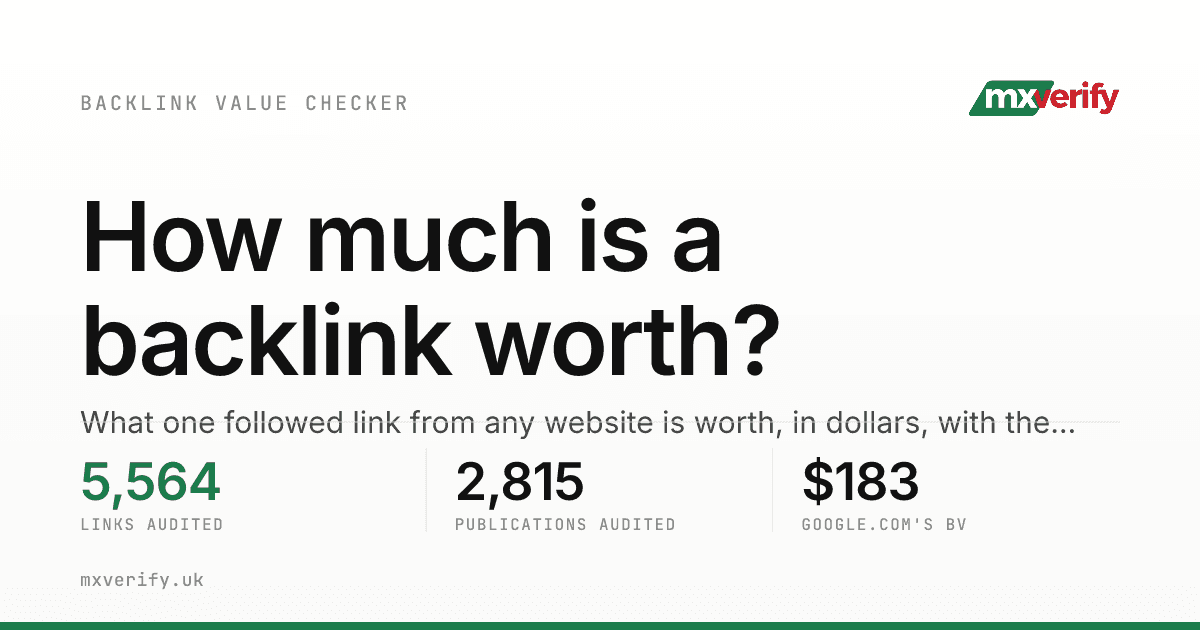 mxverify screenshot