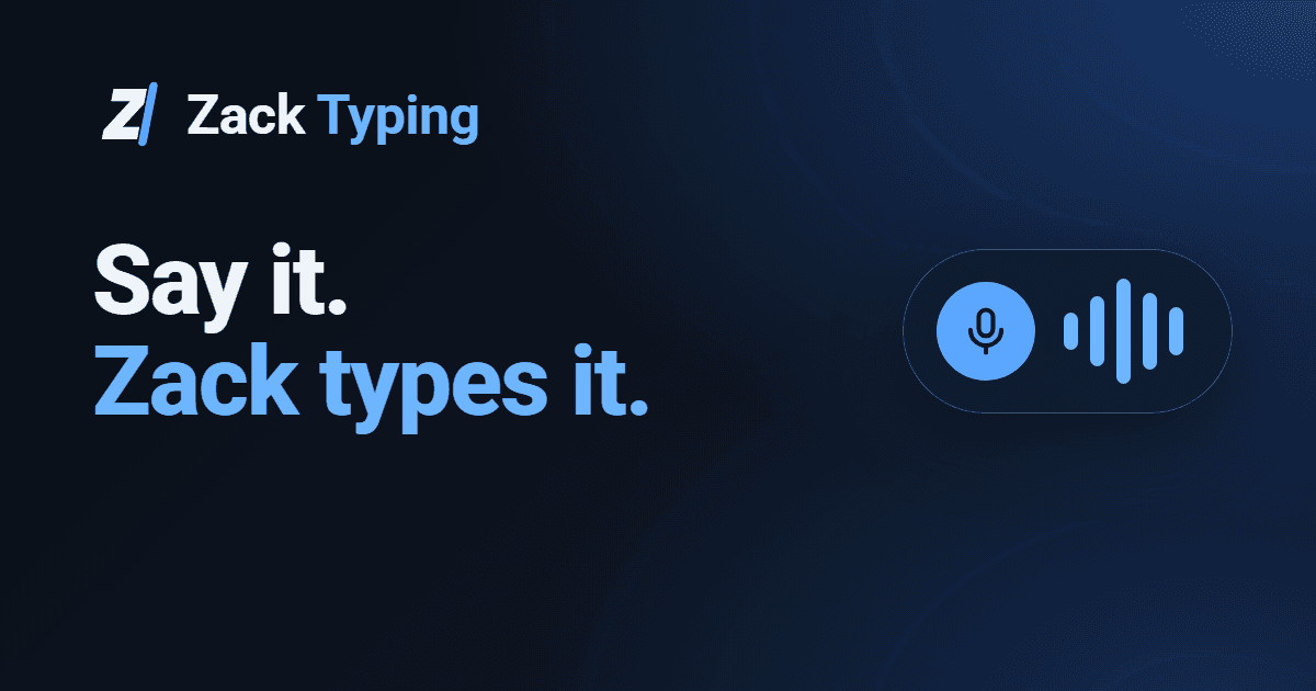 Zack Typing screenshot
