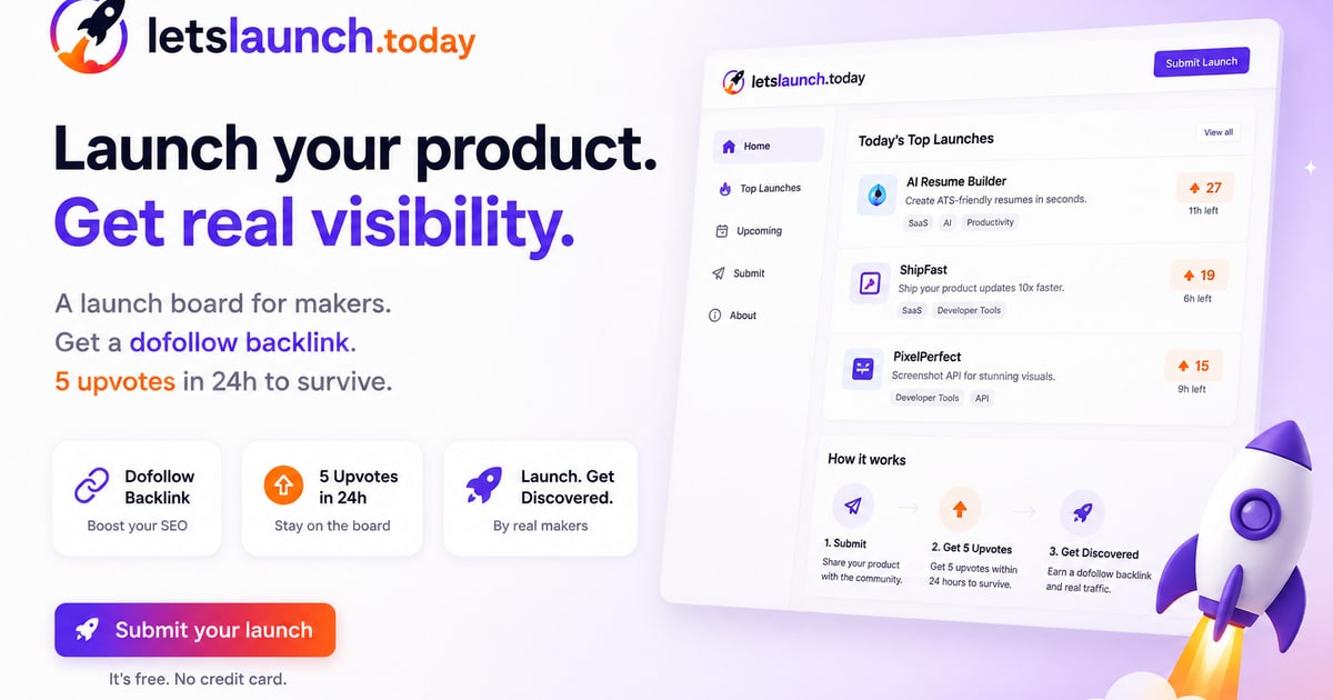 LetsLaunch preview